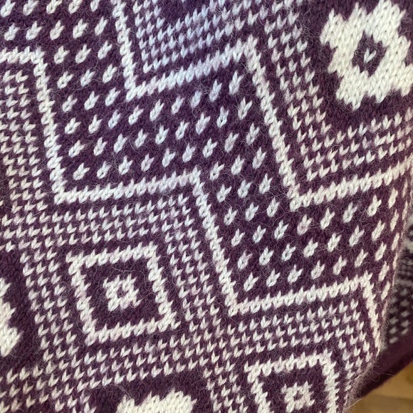 Alpaca wool poncho - Picture 4 of 4